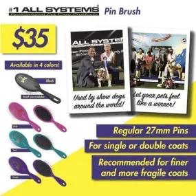 #1 All Systems Large Pet Pin Brush (4 Colours)