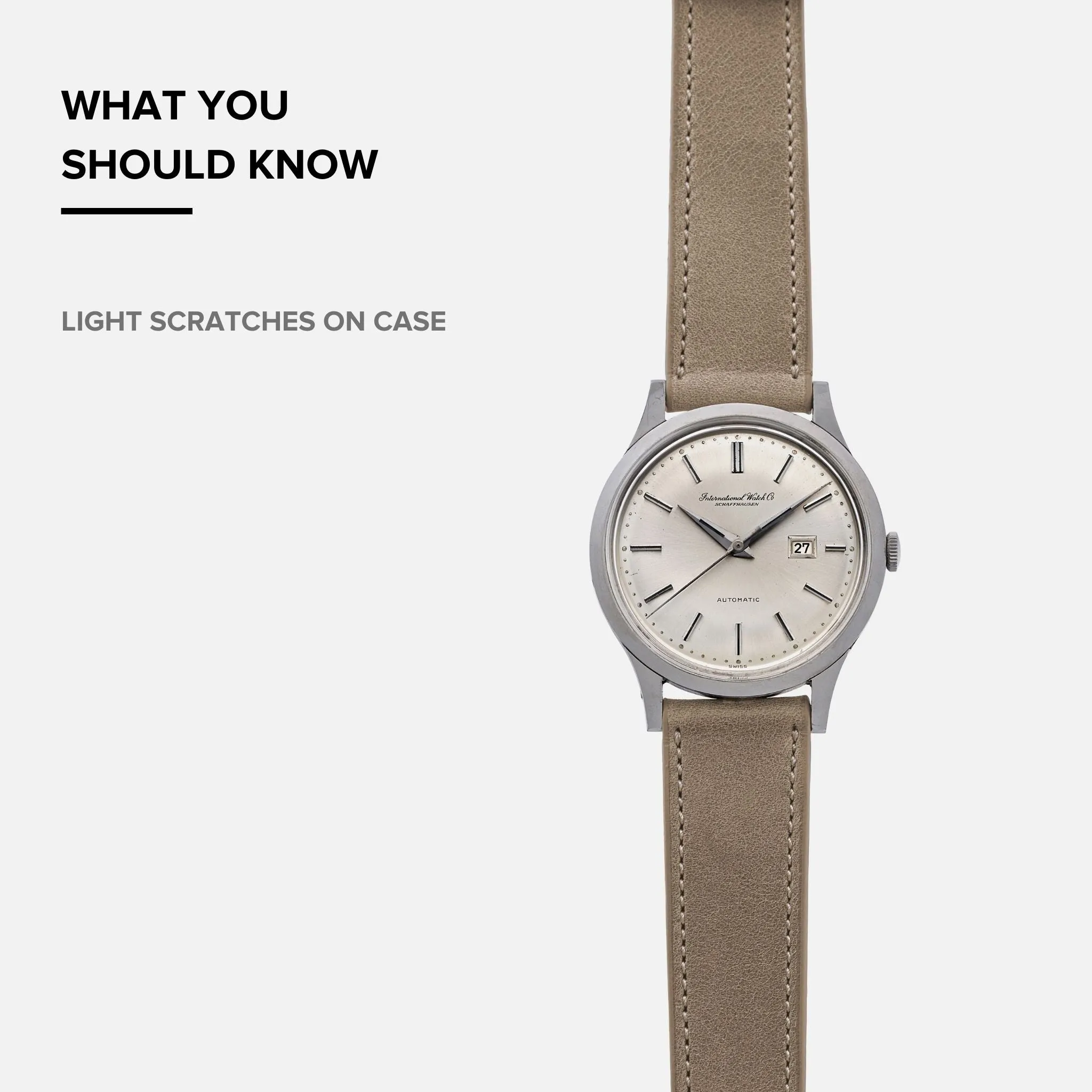1960s IWC Automatic Date Dress Watch Ref. 647A