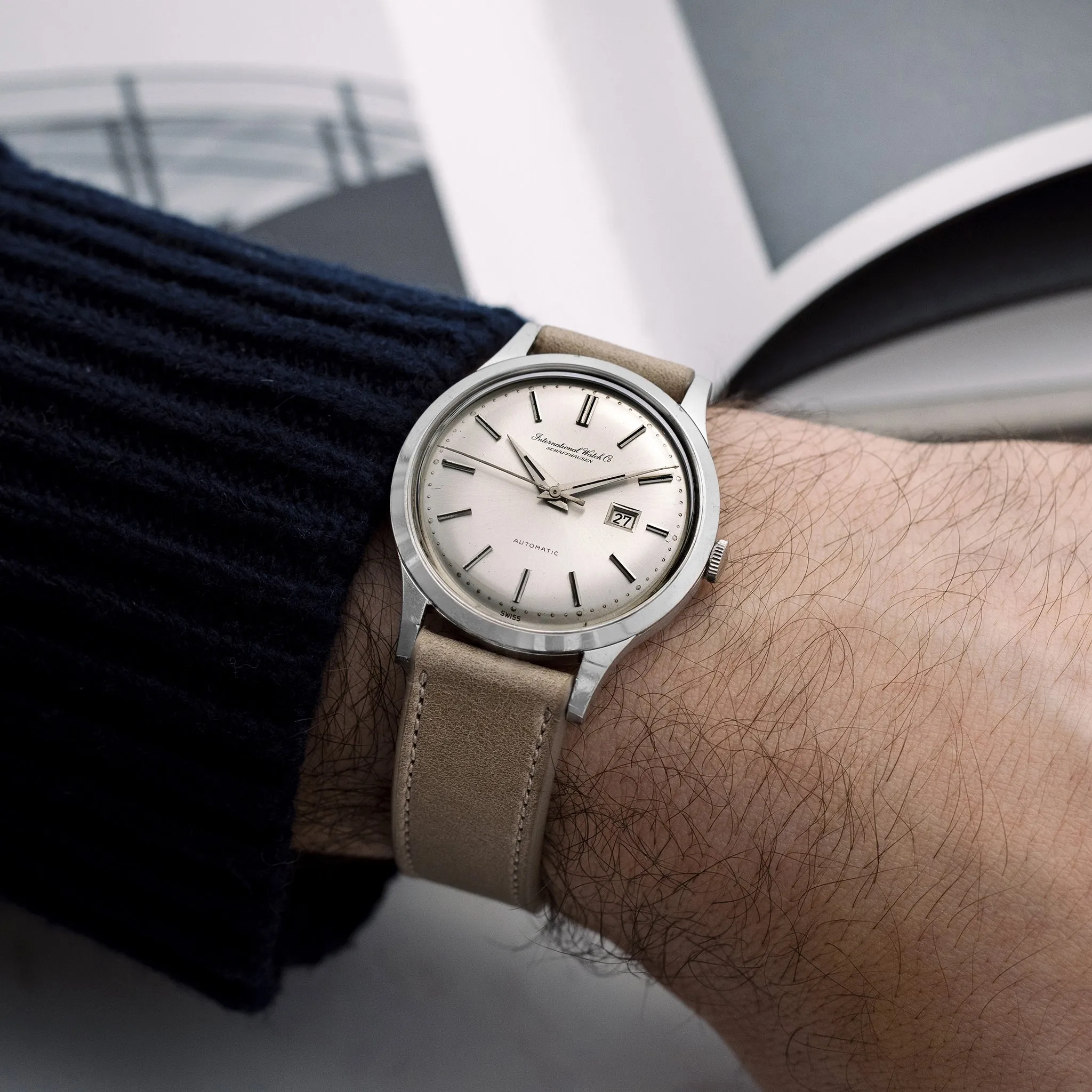 1960s IWC Automatic Date Dress Watch Ref. 647A