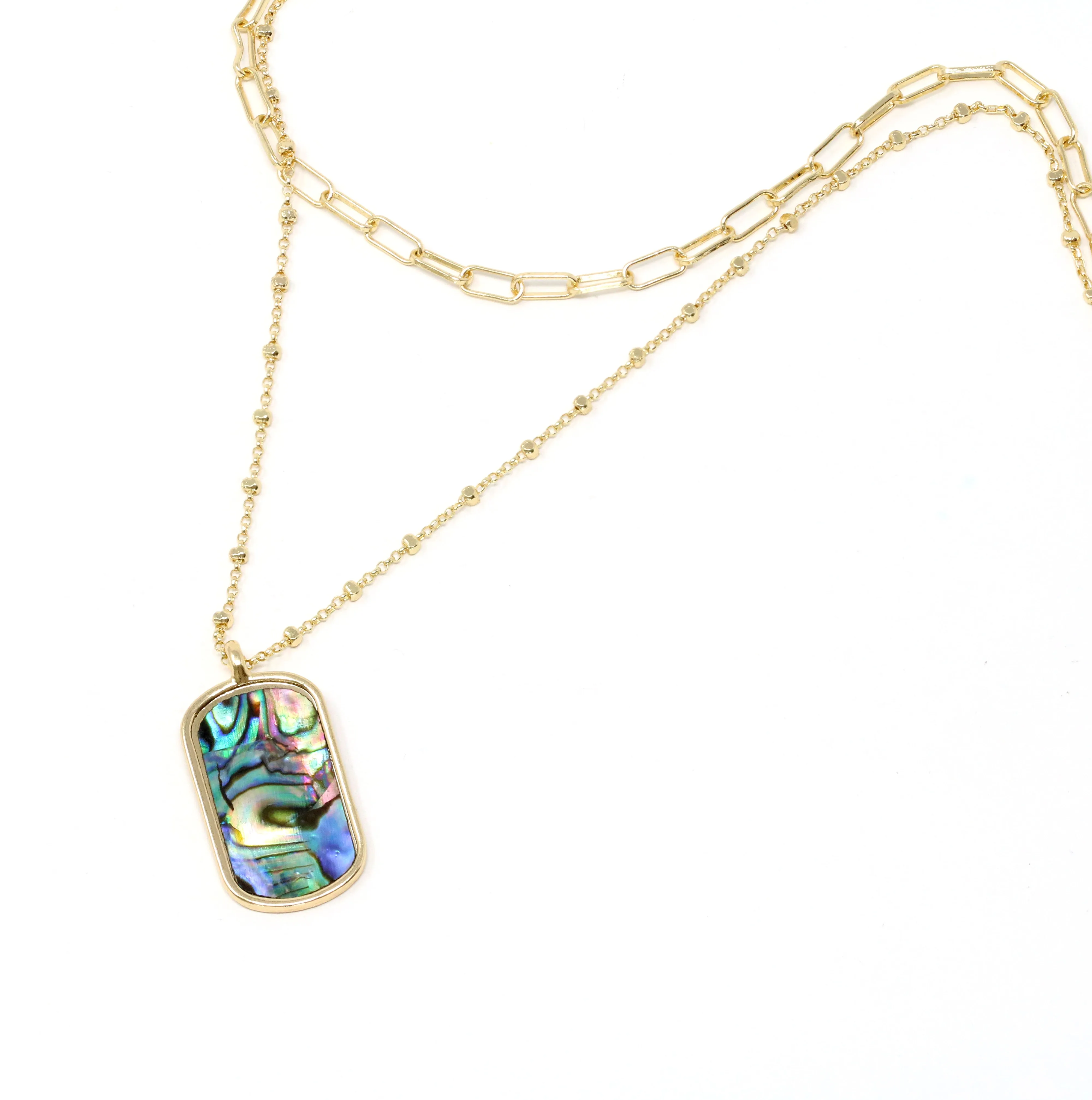 Abalone 2 Layer Necklace