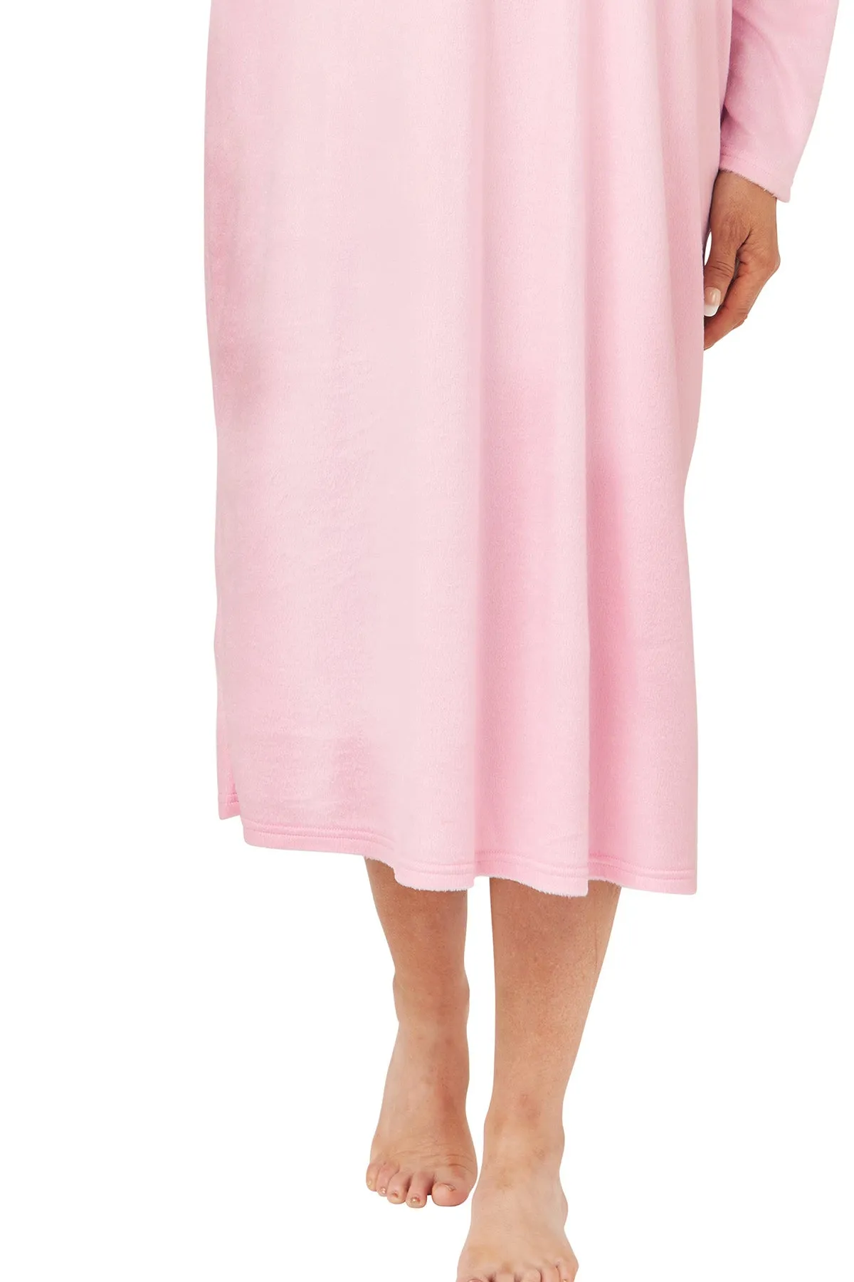 Adelaide Cosy Light Fleece Long Sleeved Nightdress