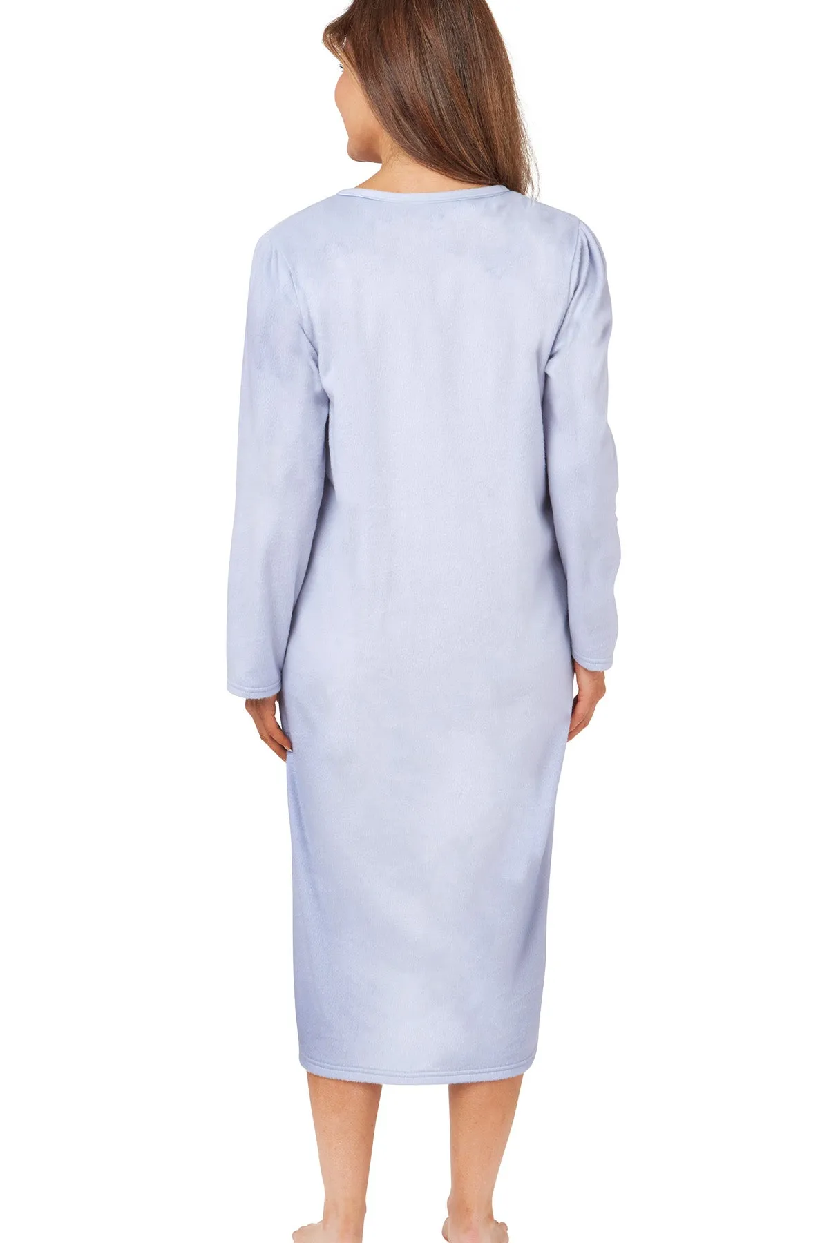 Adelaide Cosy Light Fleece Long Sleeved Nightdress