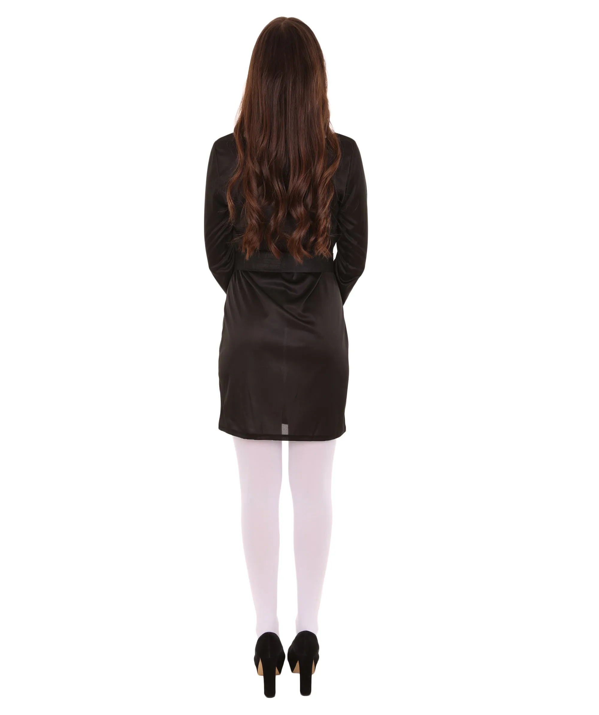 Adult Women's Black Cosplay Costume, Best for Halloween, Flame-retardant Synthetic Fabric