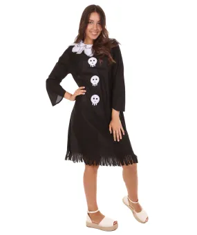 Adult Women's Frightful Clown Costume | Black Cosplay Costume