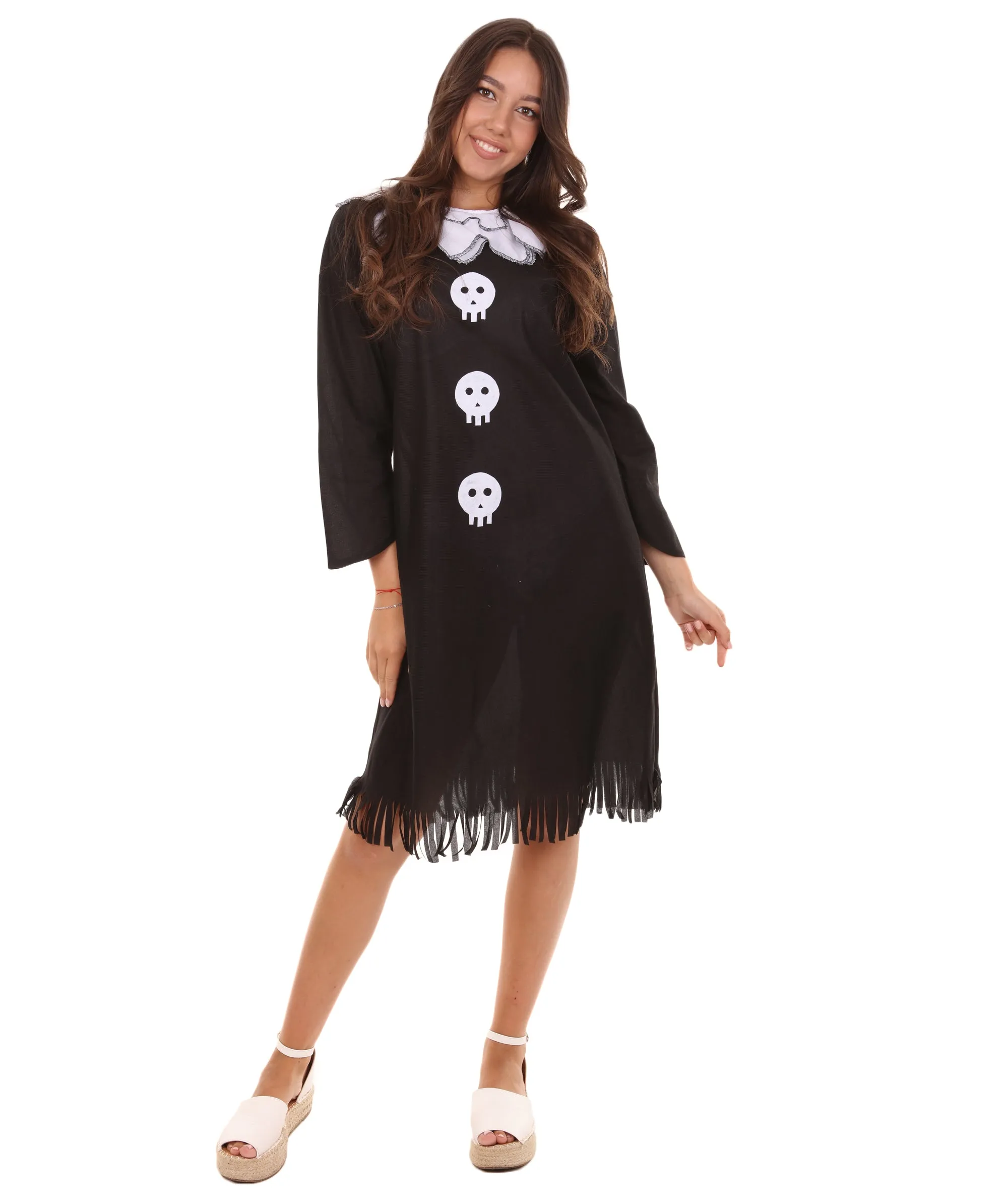 Adult Women's Frightful Clown Costume | Black Cosplay Costume