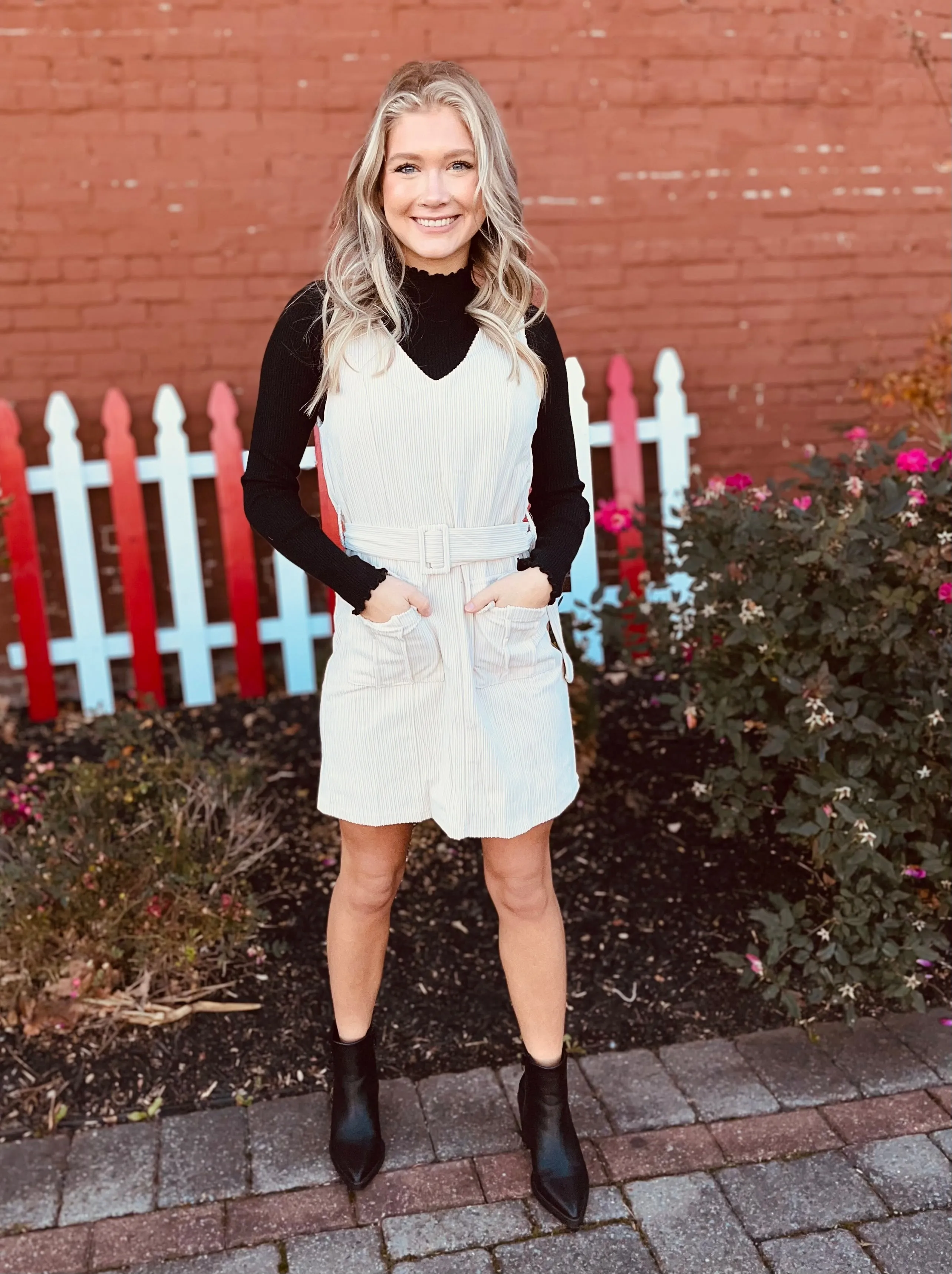 aspen cord dress