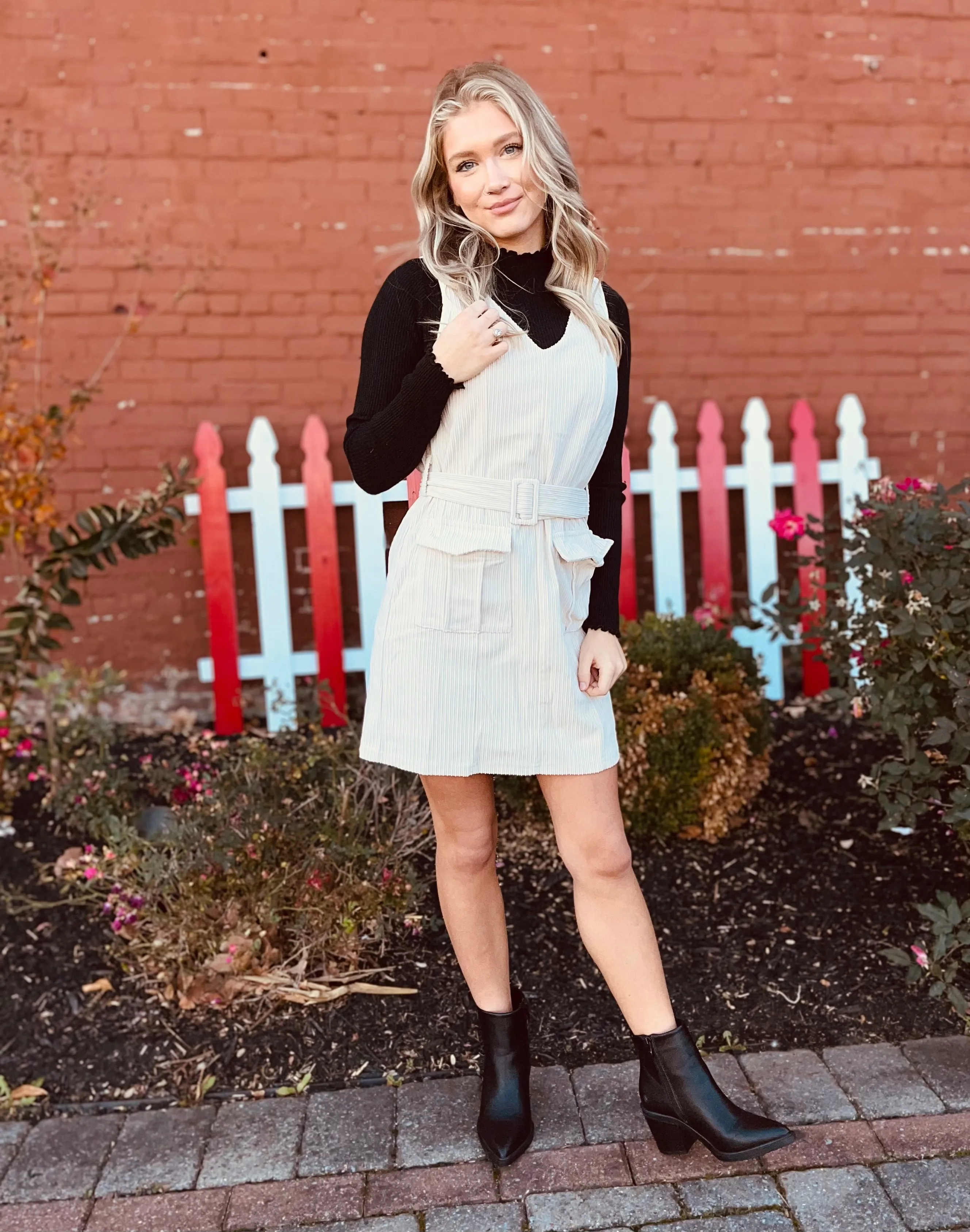 aspen cord dress