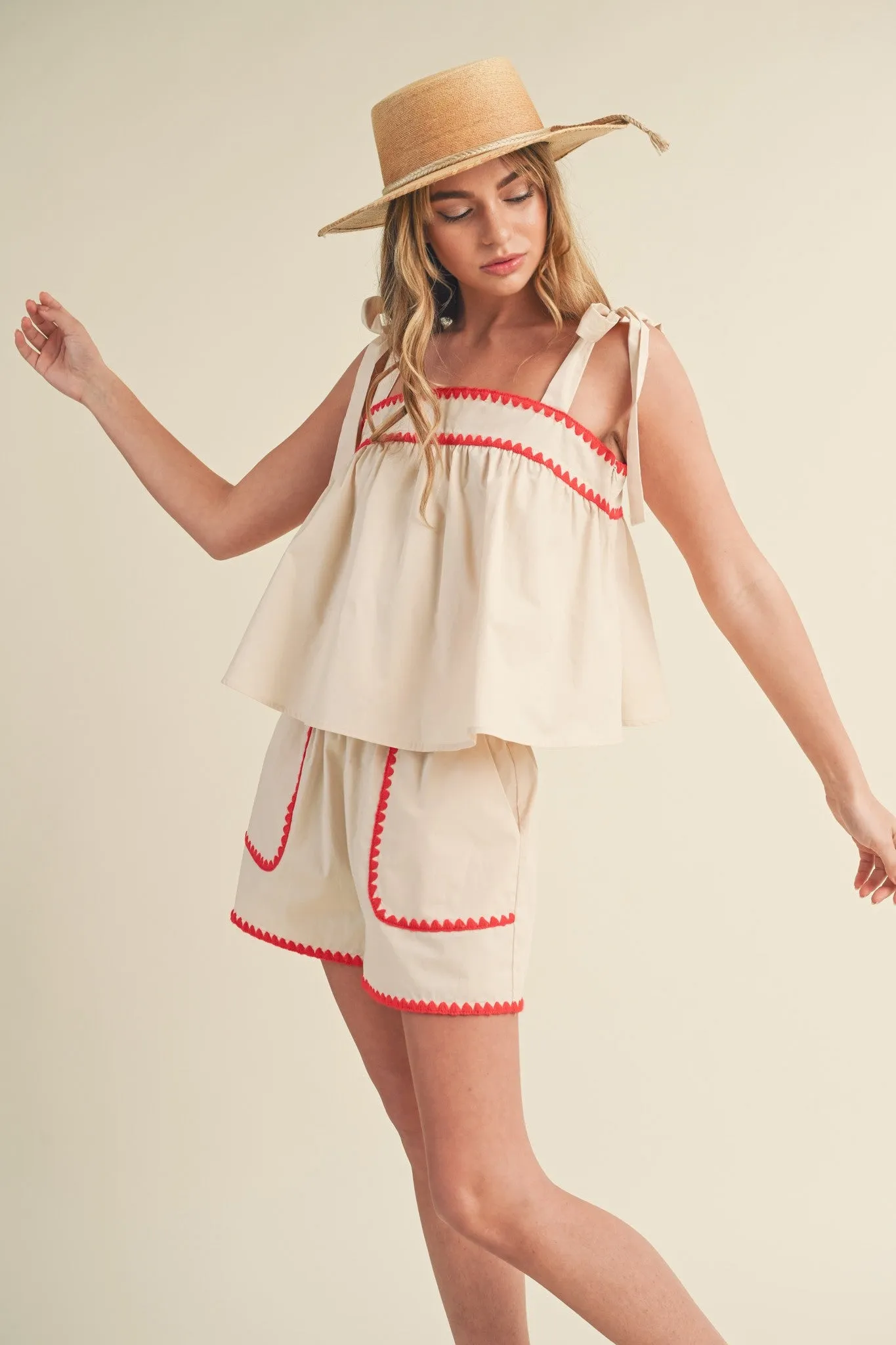 Babydoll Top and Shorts Set