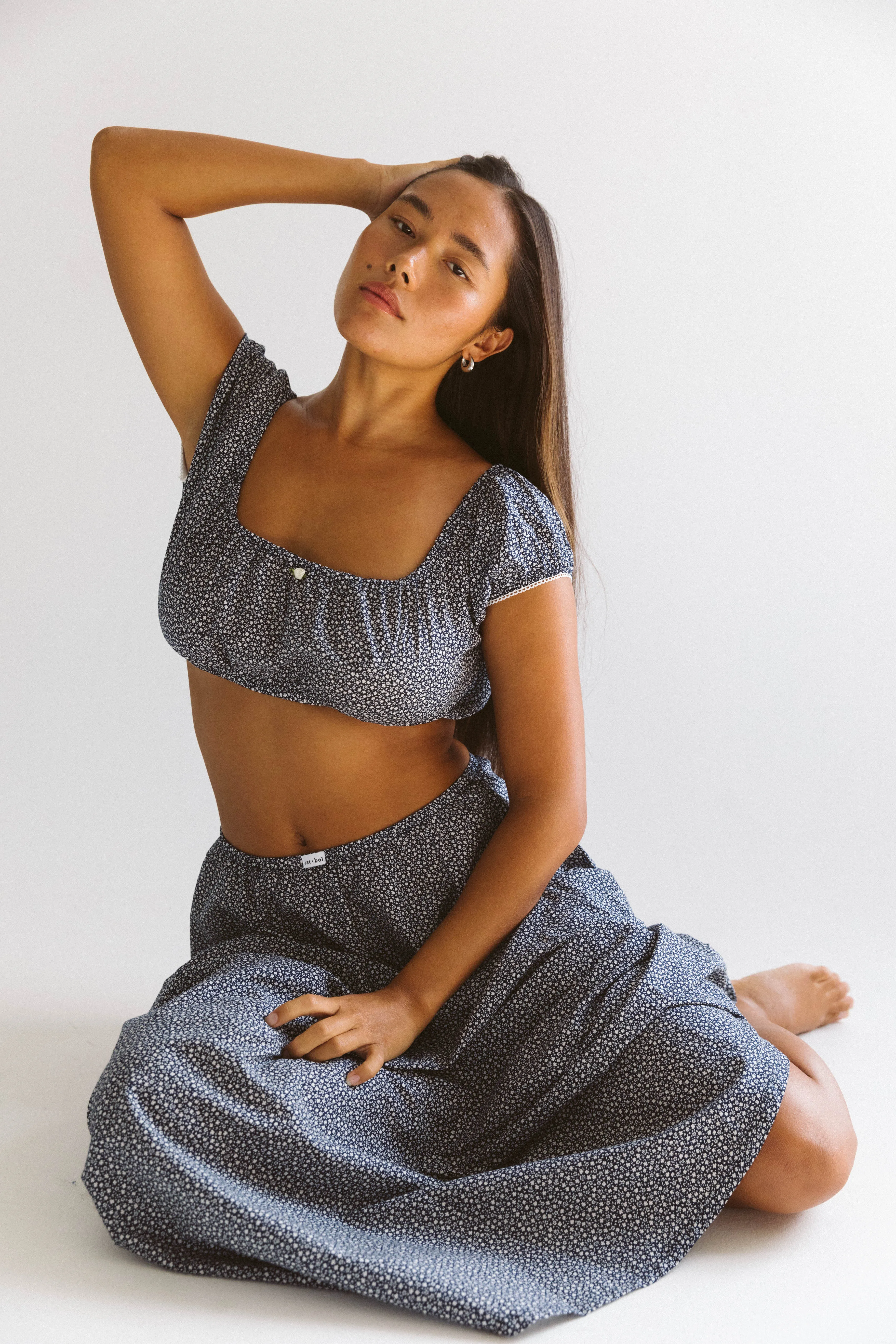 BABYDOLL TOP IN PRINTEMPS