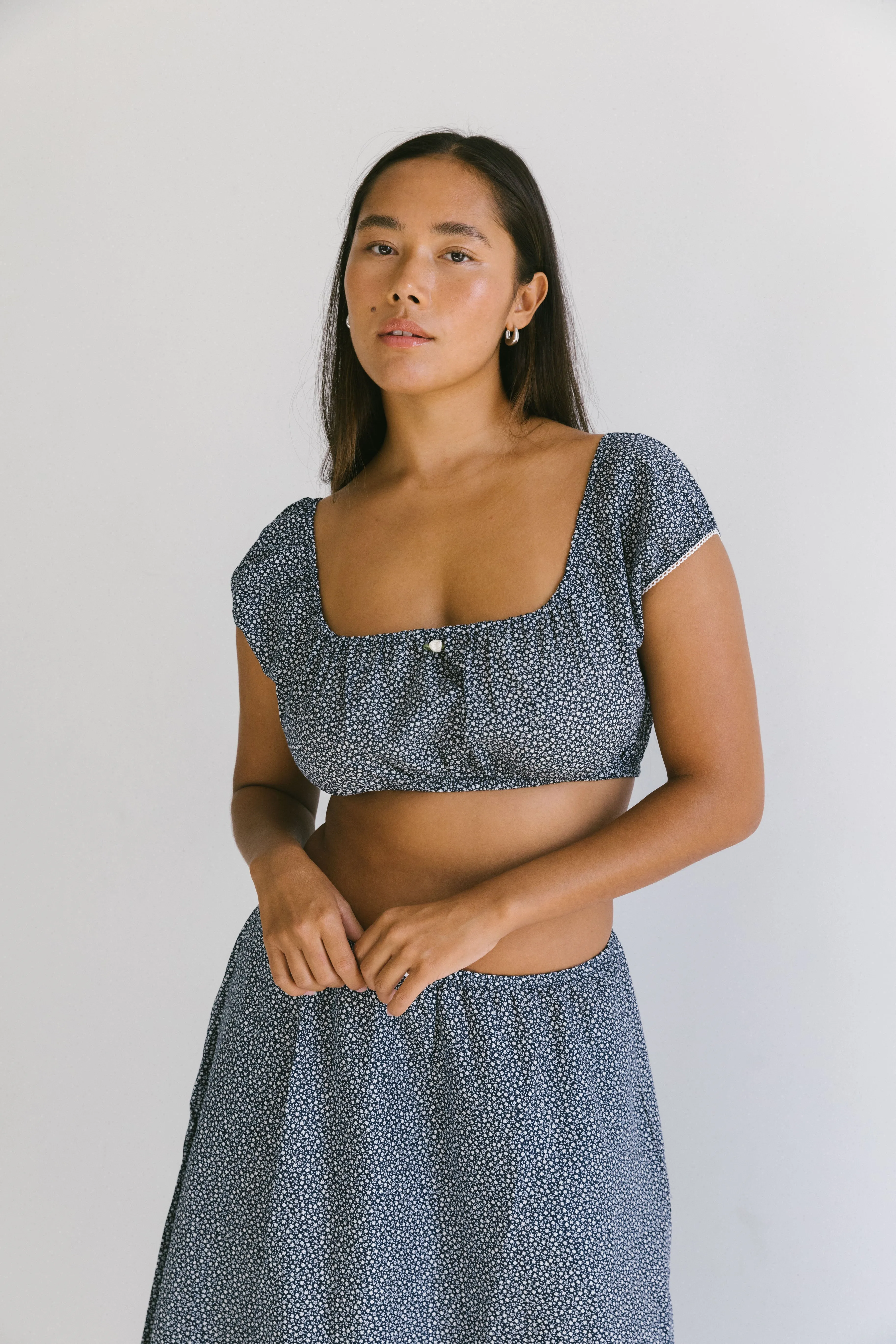BABYDOLL TOP IN PRINTEMPS