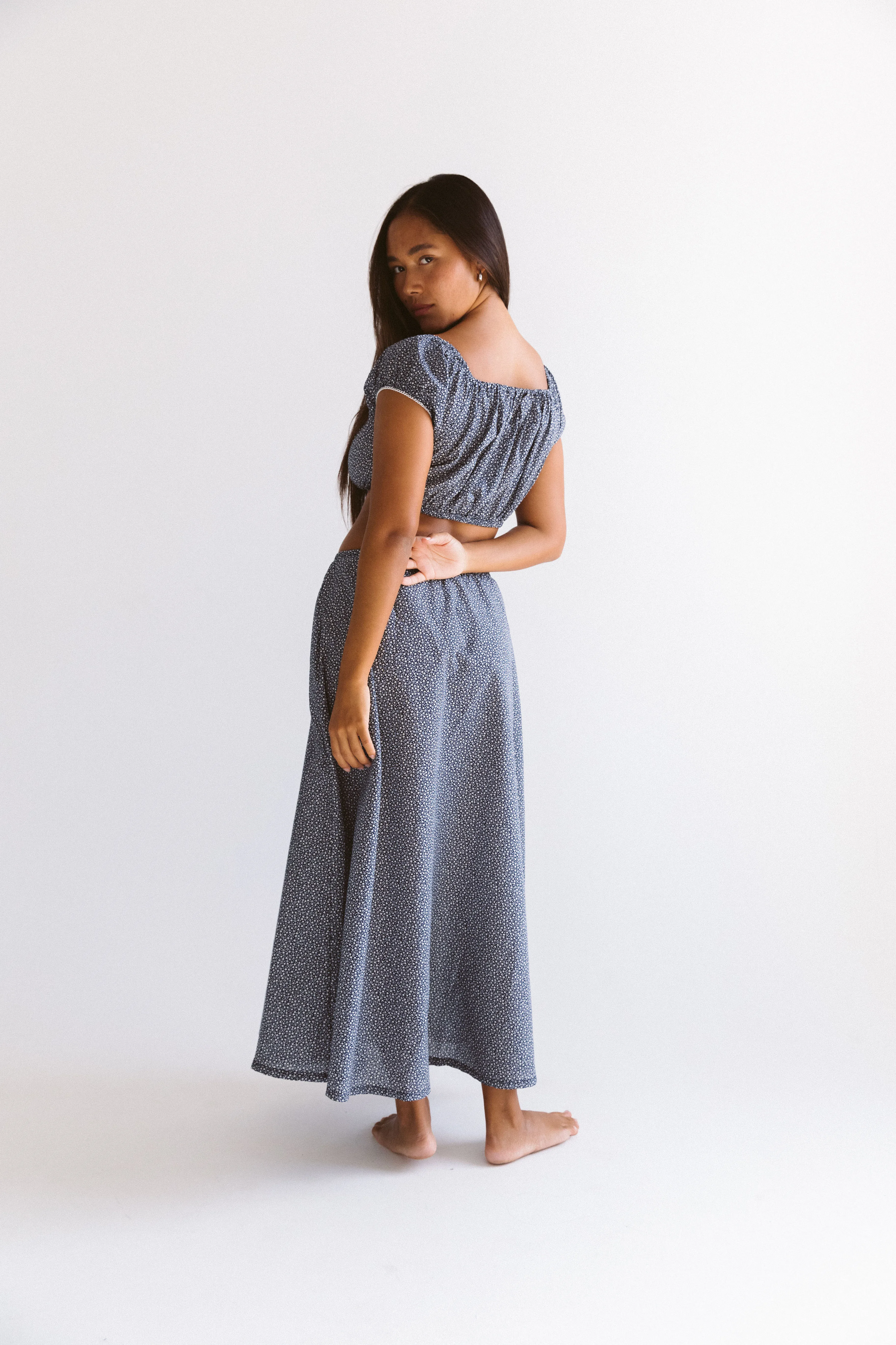 BABYDOLL TOP IN PRINTEMPS