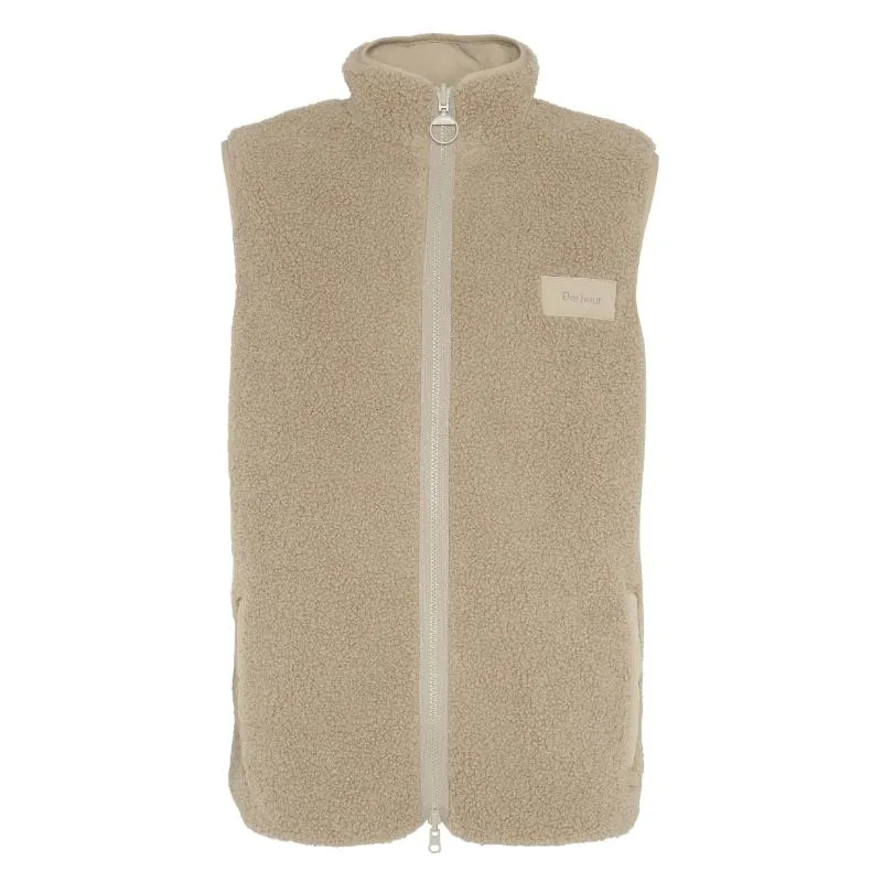 Barbour Reversible Fleece Mens Gilet - Concrete