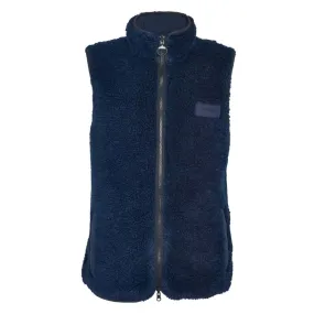 Barbour Reversible Fleece Mens Gilet - Navy