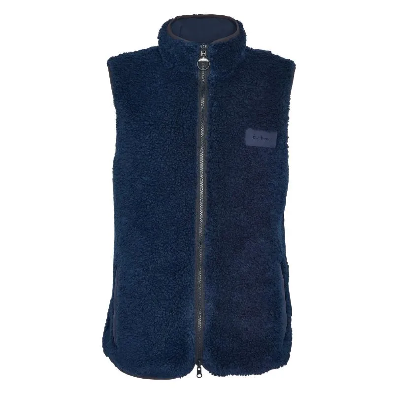 Barbour Reversible Fleece Mens Gilet - Navy