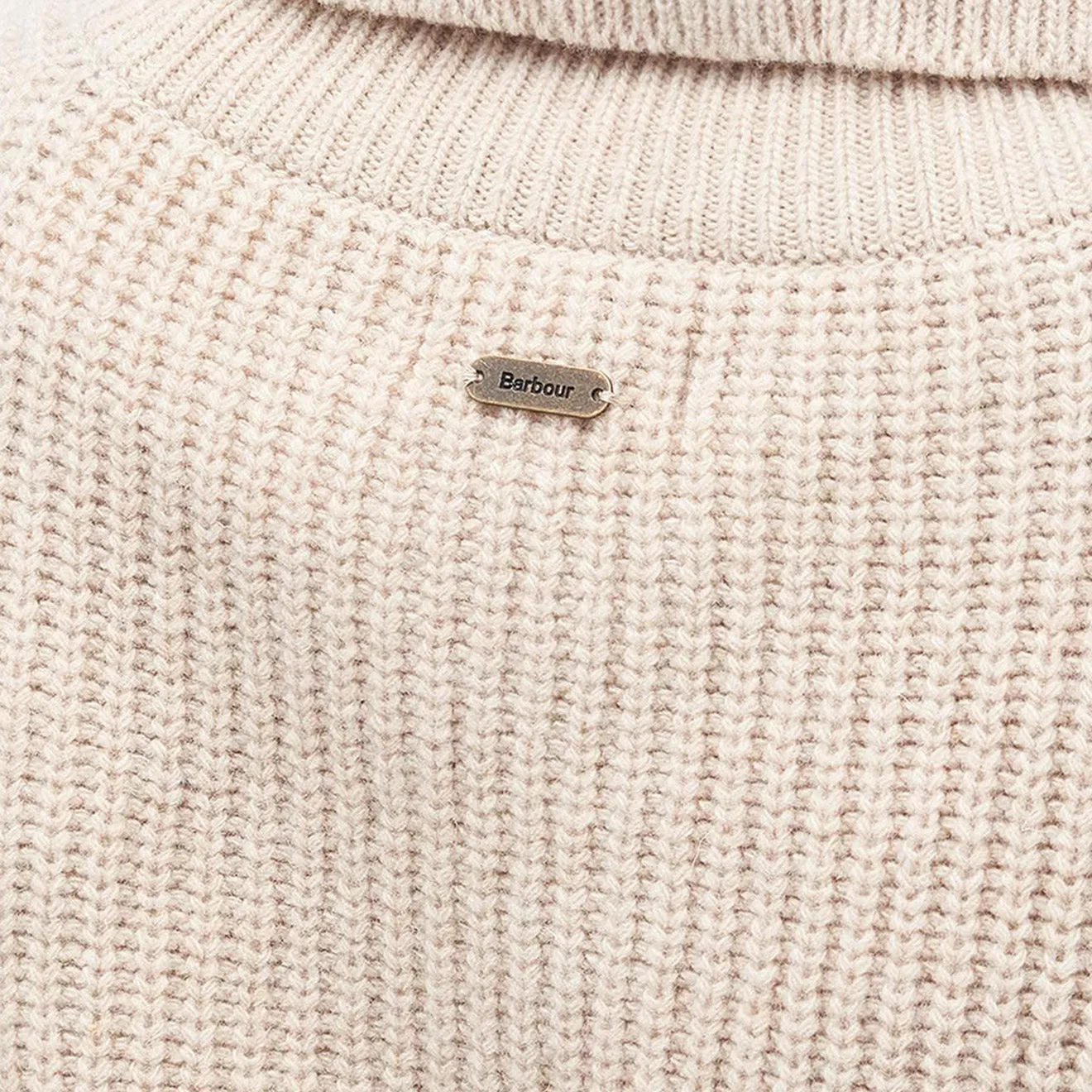 Barbour Womens Yarrow Knitted Jumper Oatmeal