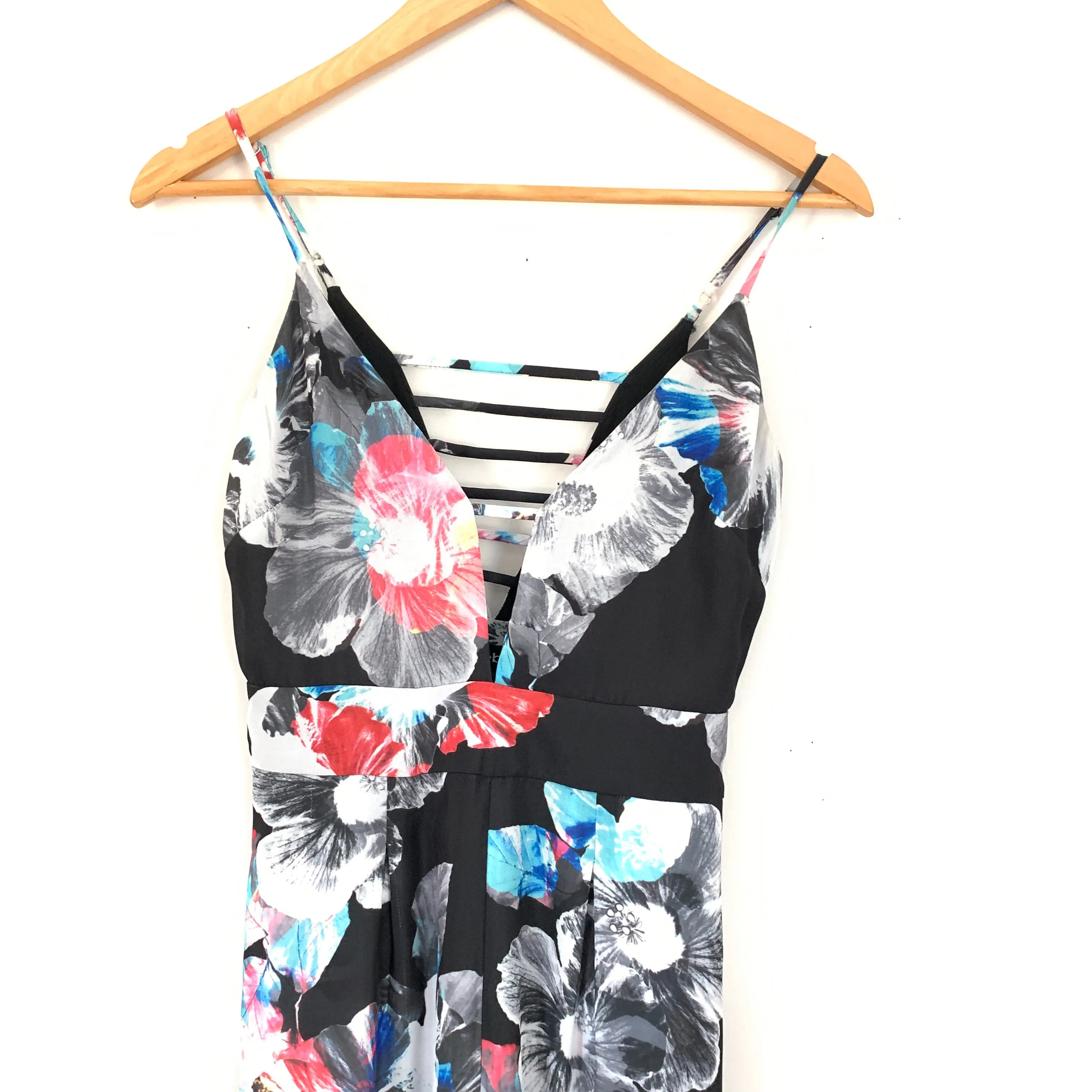 Bebe Floral Jumpsuit NWT- Size 0