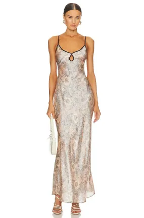 Bec & Bridge Nina Keyhole Maxi in Blush Floral