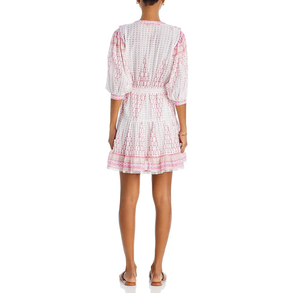 Bell by Alicia Bell Womens Baby Doll V neck Babydoll Dress