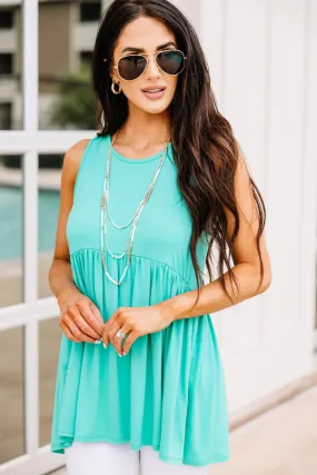 Better With You Mint Green Babydoll Tank