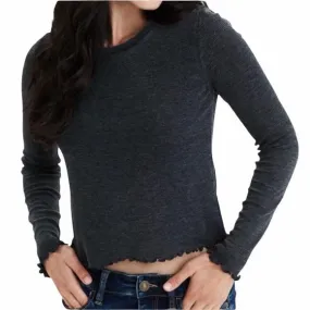 Black Long Sleeve Top