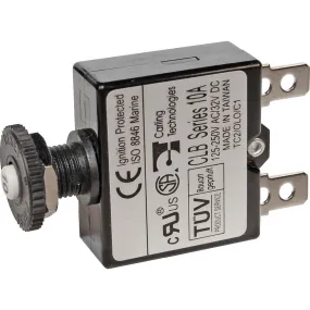 Blue Sea 10A Push Button Quick Connect Circuit Breaker