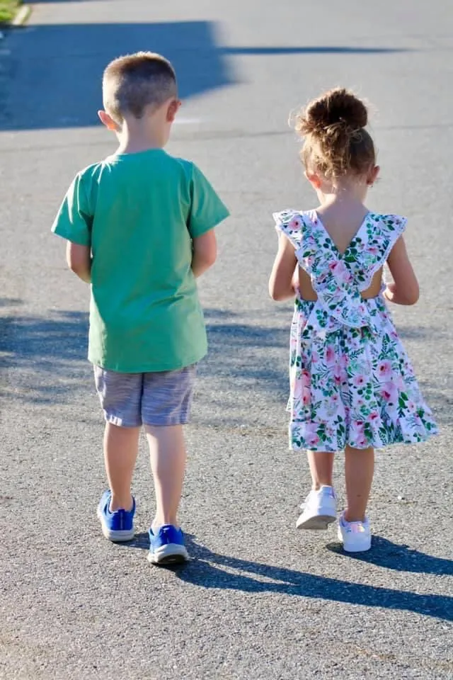 Blush Pink Floral Pinafore Dress