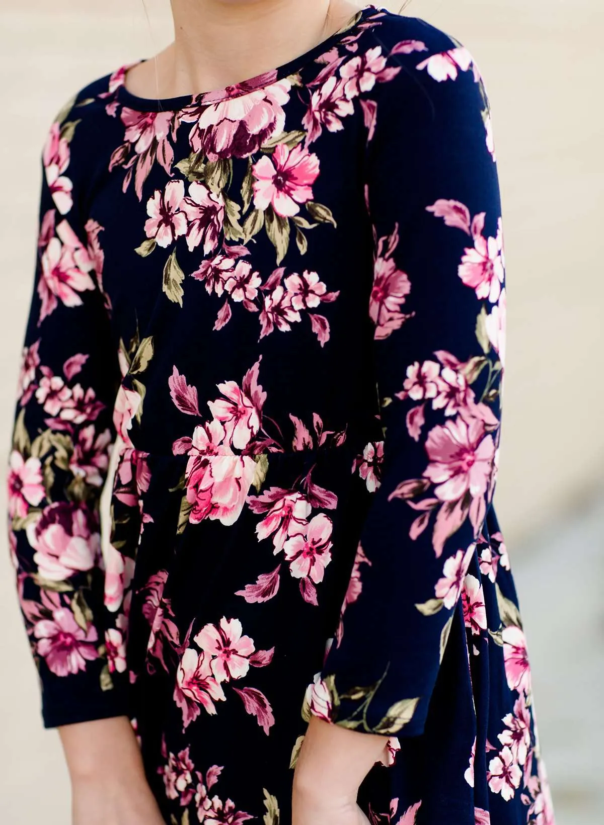 Botanical Print Maxi Dress