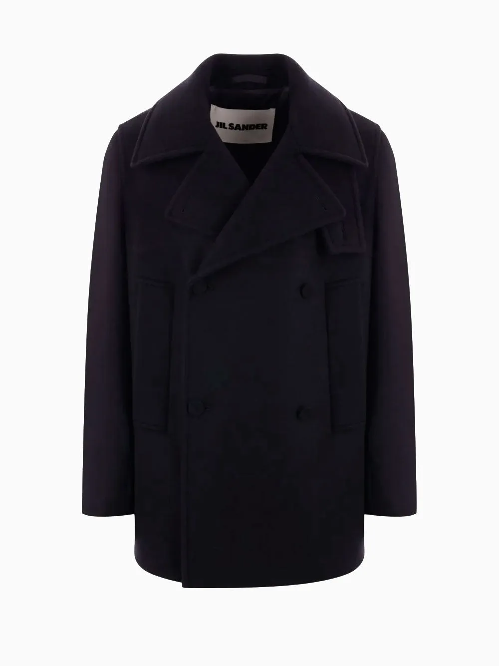 Boxy fit peacoat