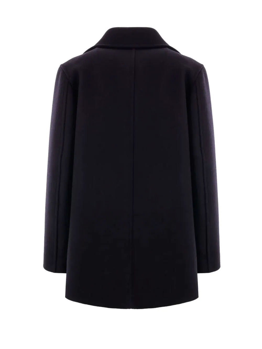 Boxy fit peacoat