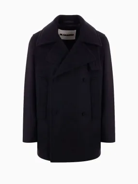 Boxy fit peacoat