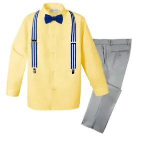 Boys' 4-Piece Customizable Suspenders Outfit - Customer's Product with price 59.95 ID agCipUMx780v2h0gBAiI8VMG