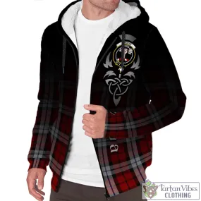 Brodie Dress Tartan Sherpa Hoodie Featuring Alba Gu Brath Family Crest Celtic Inspired