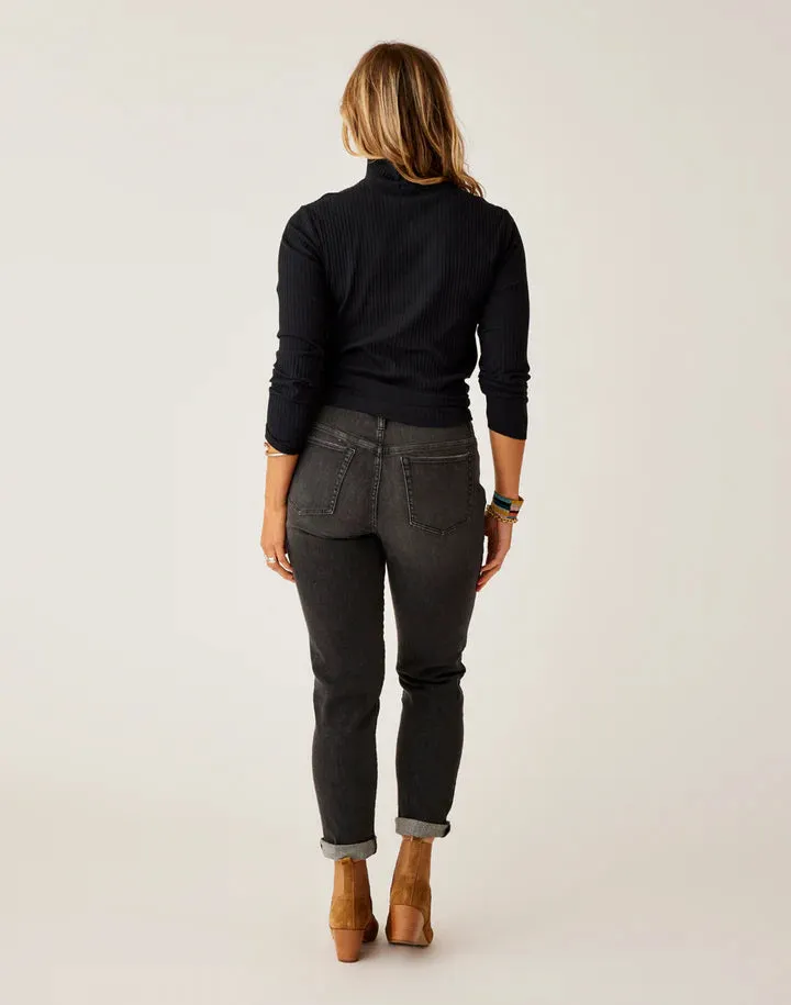 Carve Designs W Carson Hi Rise Jean WASHED BLACK