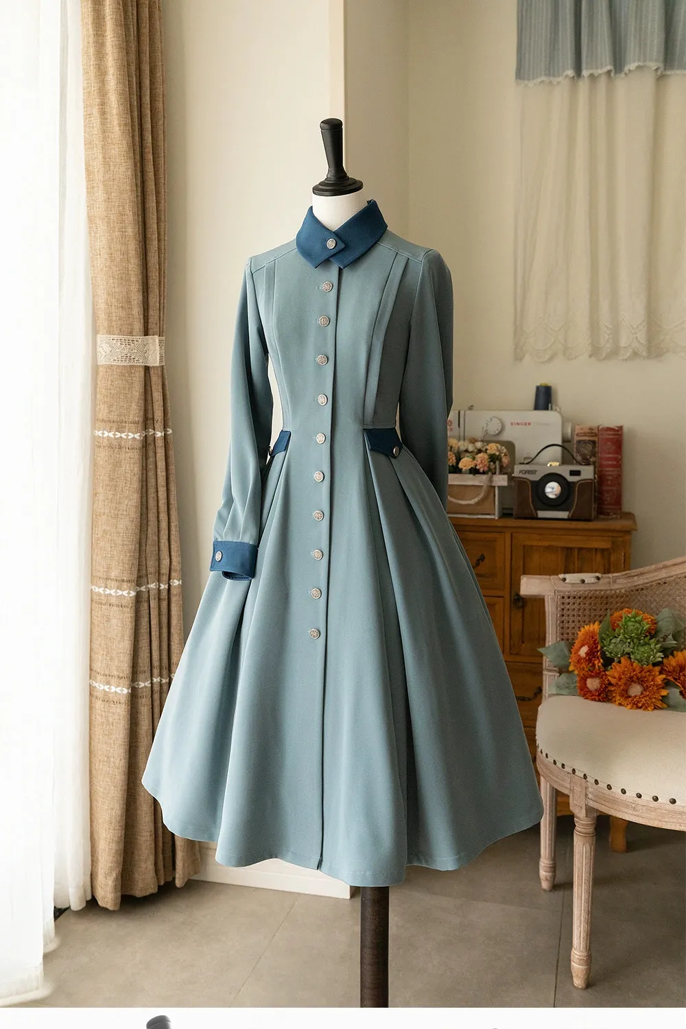 Cedar Forest Coat Dress