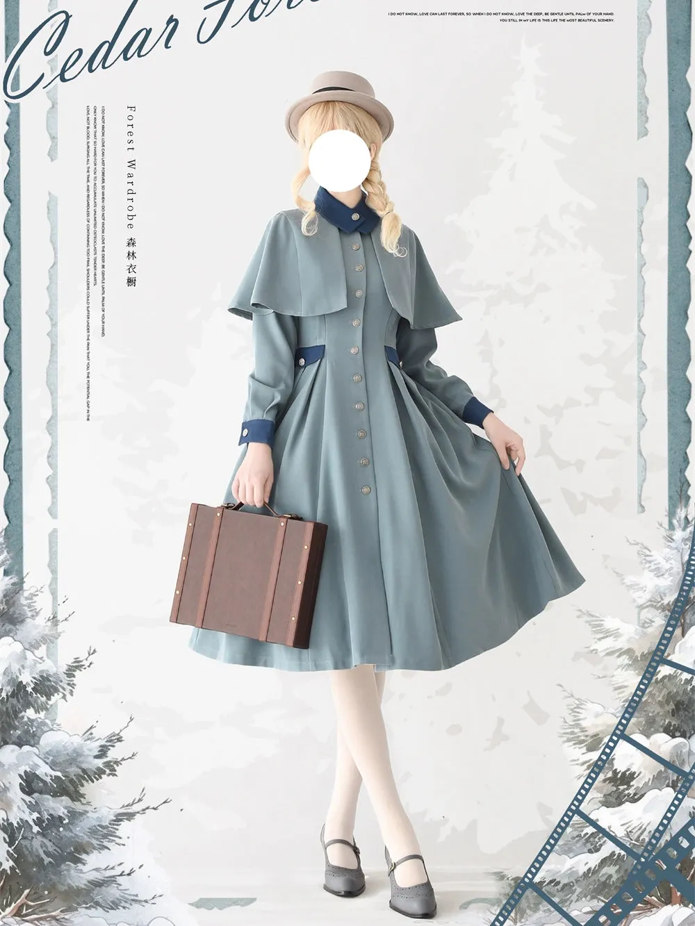 Cedar Forest Coat Dress