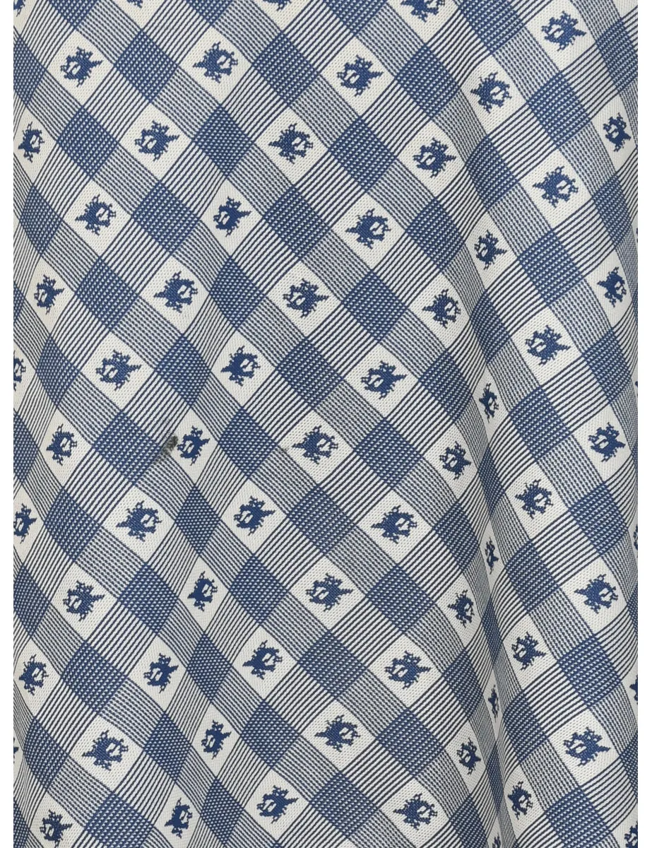 Checked Midi Skirt - S