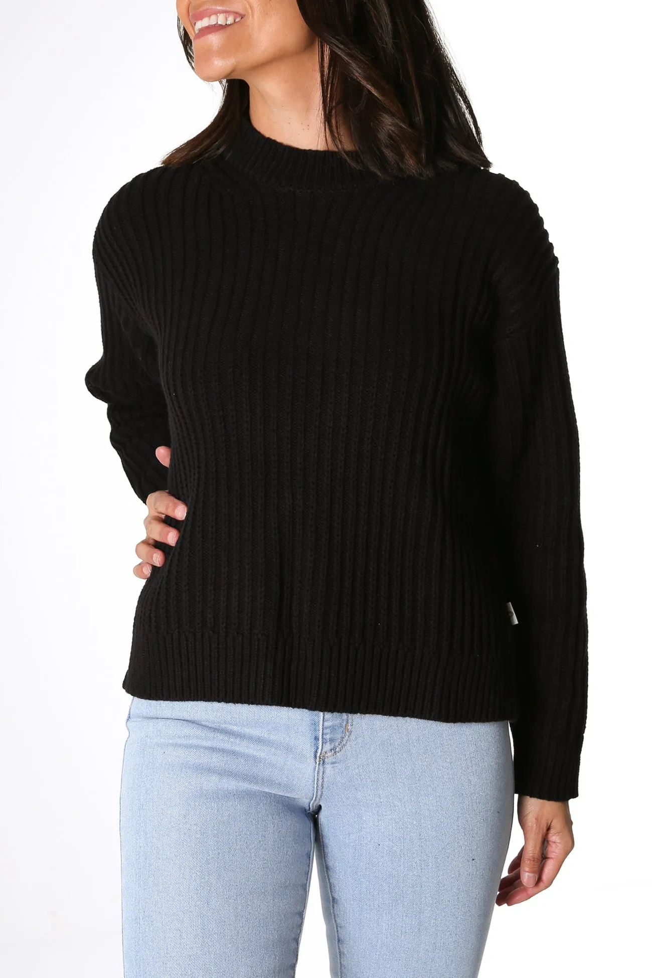 Classic Cable Knit Black
