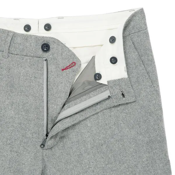 Clayton Slim Fit Wool Herringbone Pant