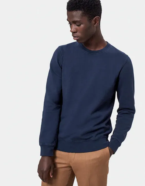 Colorful Standard Classic Organic Crew Neck Petrol Blue