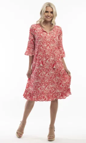 Cotton Dress Boho 3/4 Sleeve Cappadocia