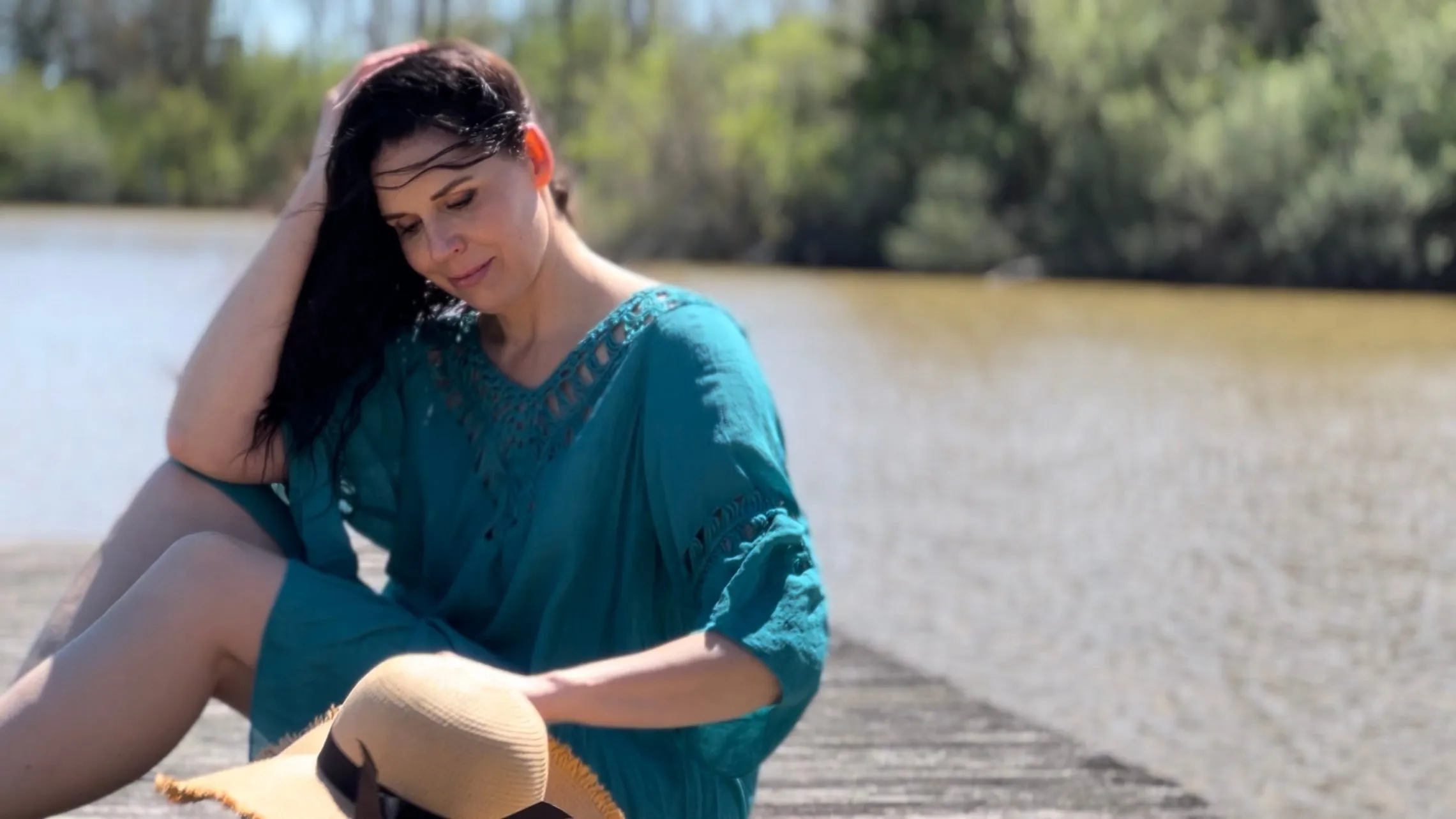 Crochet & Woven Beach Coverups (Fiji Green)