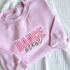 Dance Mom Embroidered Gemma Crewneck Sweatshirt
