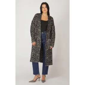Dex Black Tape Longline Open Cardigan