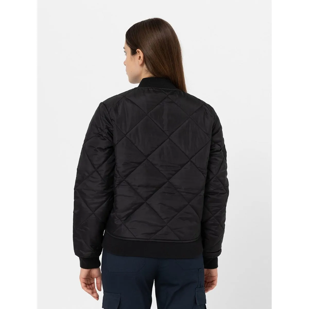 Dickies Quilted Bomber Jacket Black