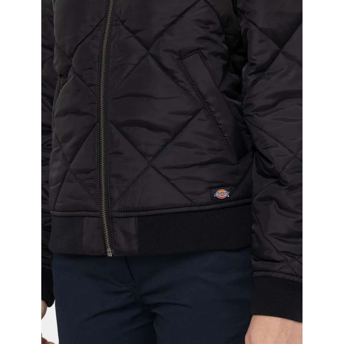 Dickies Quilted Bomber Jacket Black