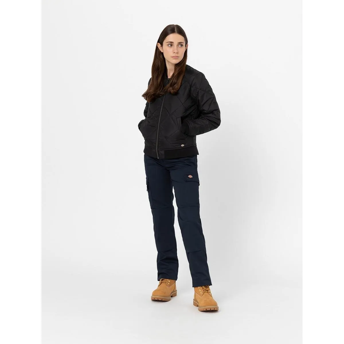 Dickies Quilted Bomber Jacket Black