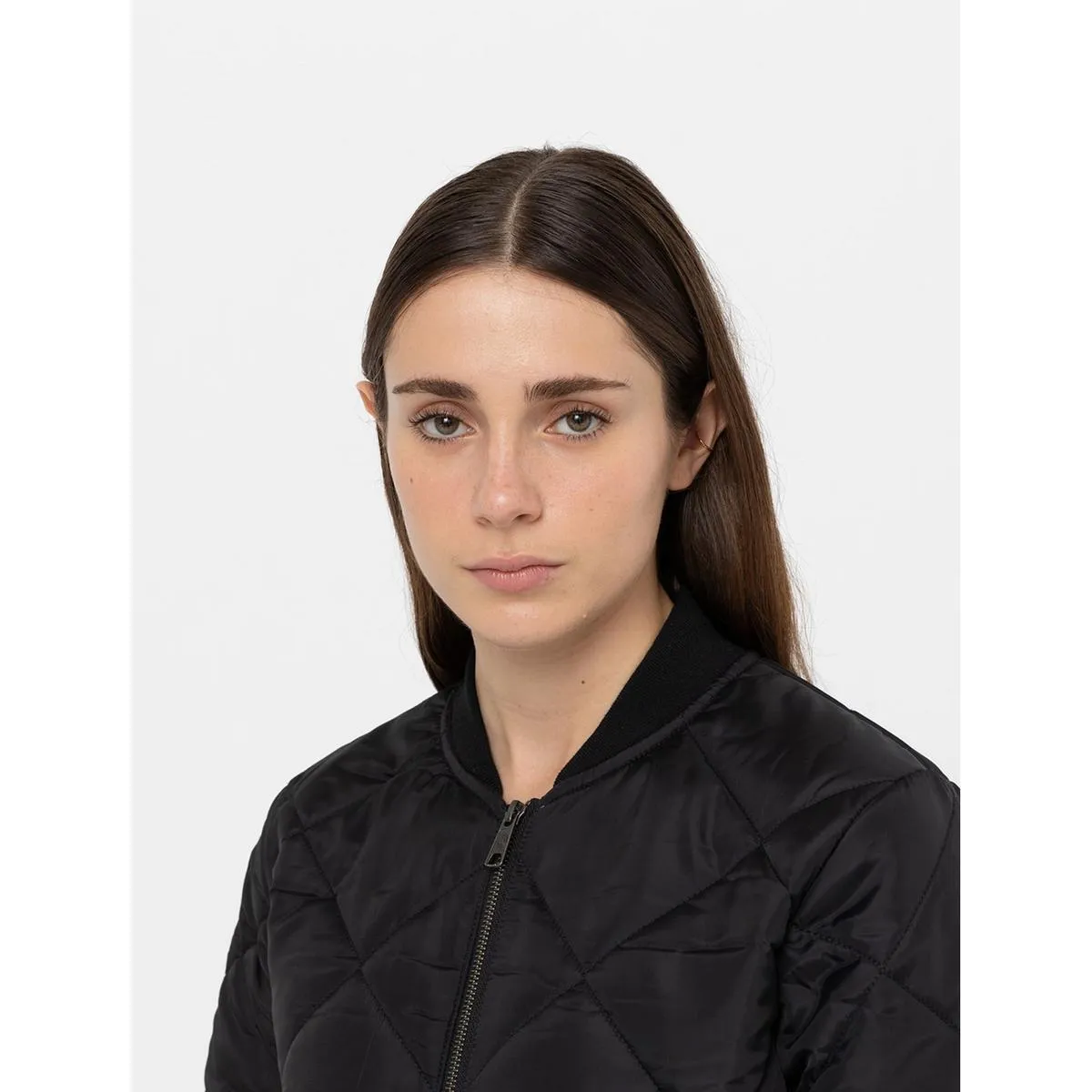 Dickies Quilted Bomber Jacket Black