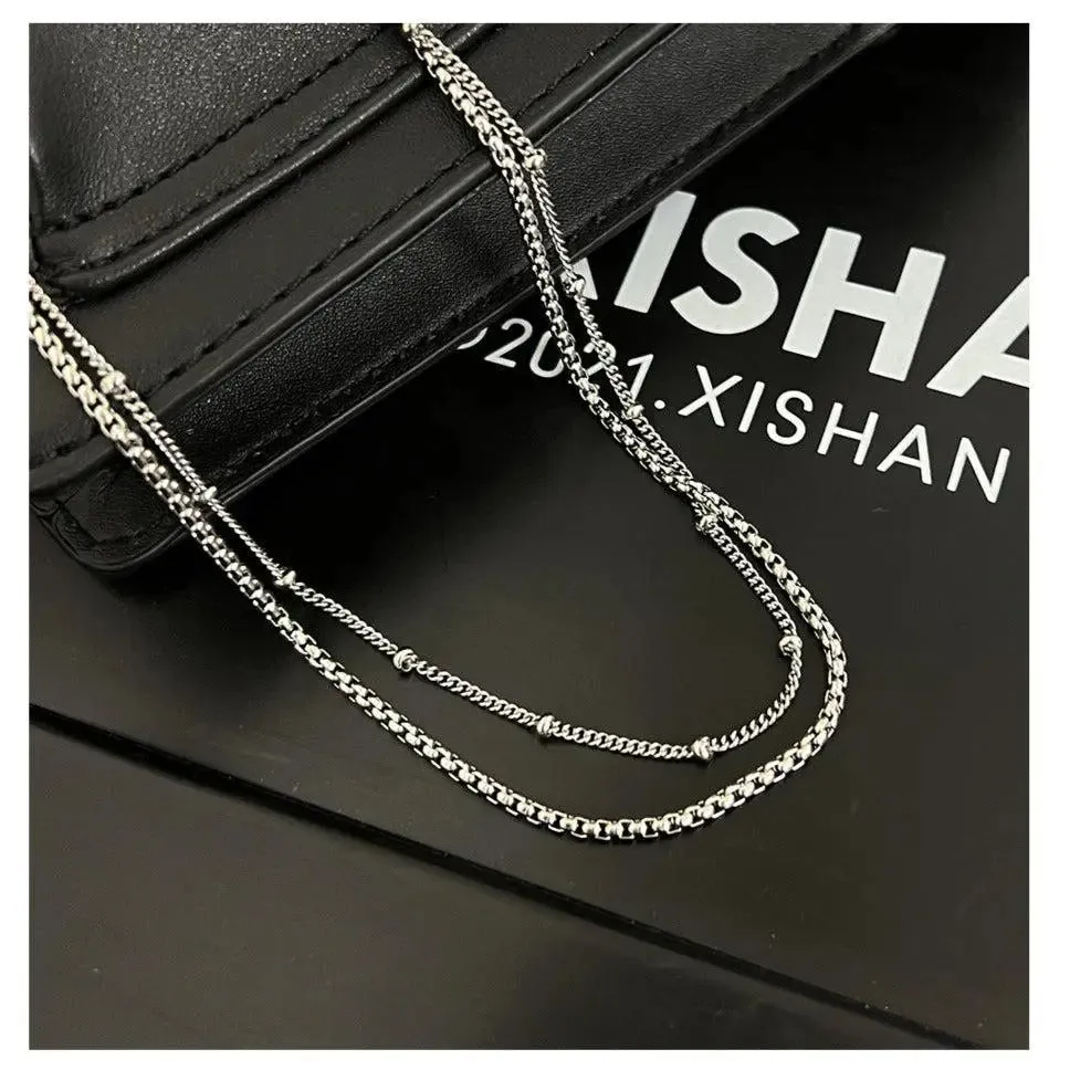 Double Layer Chain Necklace