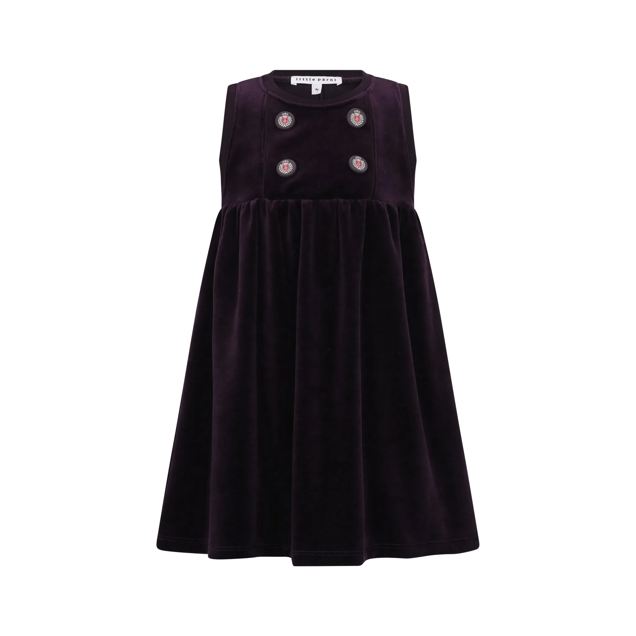 dress velour jumper high waist - plum