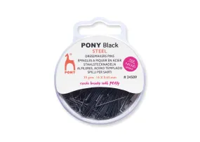 Dressmakers Sewing Pins : 16mm x 0.6mm Black